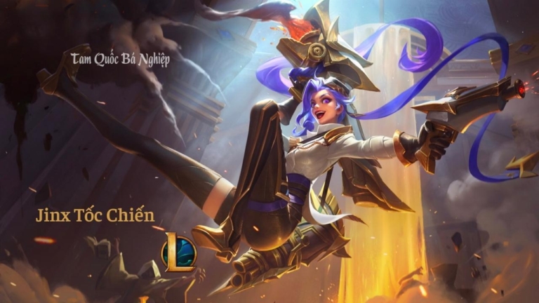 Jinx Tốc Chiến: Cách chơi, lên đồ, bảng ngọc, phù hiệu Jinx​ mạnh nhất [hienthinam]