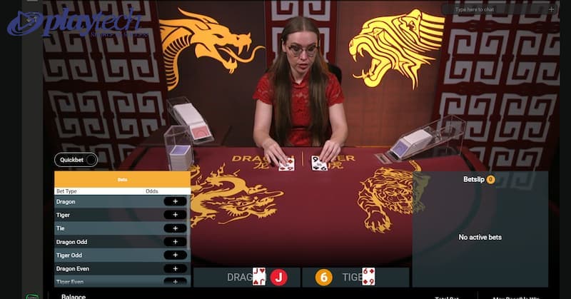 So sánh tỷ lệ bet on Dragon Tiger Playtech